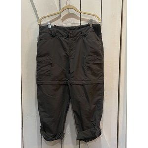 The North Face gray zip off outdoor hiking pants 12